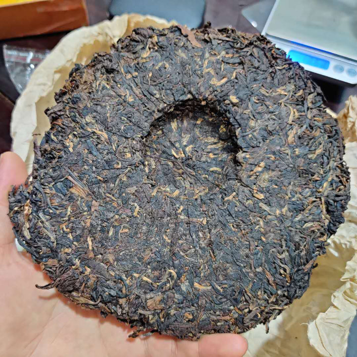 2001 Liming "431301" (Green Mark) Cake 357g Puerh Raw Tea Sheng Cha