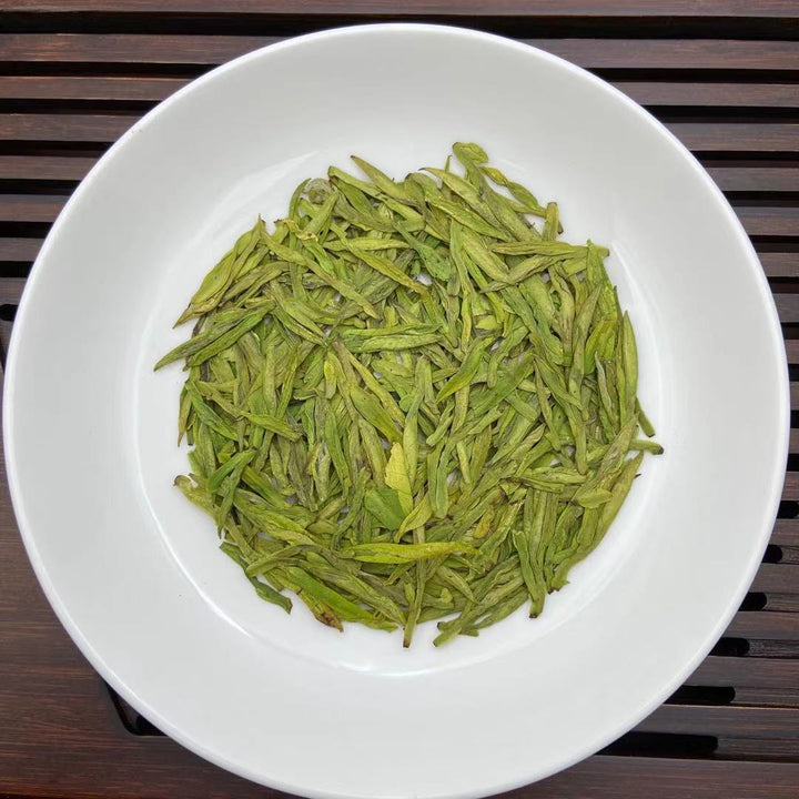 2021 Early Spring " An Ji Bai Cha "(AnJi BaiCha - LongJing Processing Method) A++++ Grade Green Tea Zhejiang