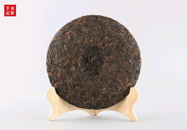 2021 XiaGuan "Jin Que" (Golden Sparrow) Cake 357g Puerh Shou Cha Ripe Tea