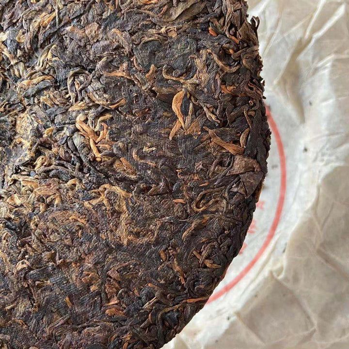 2005 GuFoHai "Lv Tai Yang" (Green Sun - Arbor Cake) 400g Puerh Raw Tea Sheng Cha
