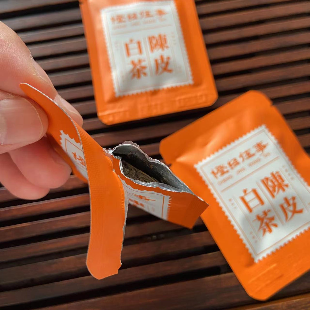 2021 "Chen Pi - Bai Cha" (Tangerine Peel - White Tea ) Hybrid Mini Cake 5.5g