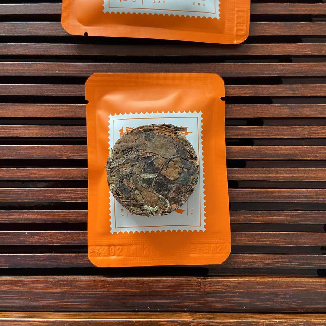 2021 "Chen Pi - Bai Cha" (Tangerine Peel - White Tea ) Hybrid Mini Cake 5.5g