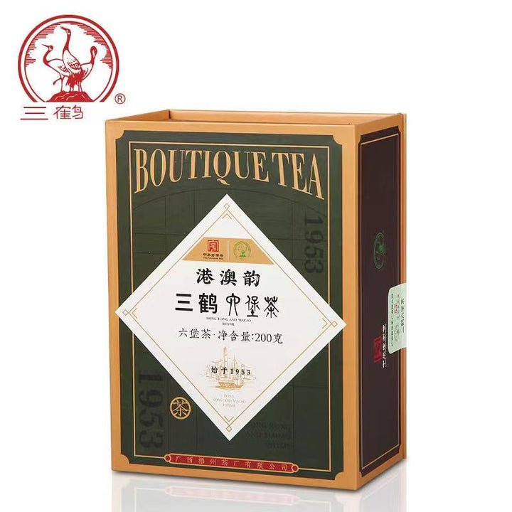 2021 Sanhe "Liu Bao - Gang Ao Yun" (Liubao - Hong Kong & Macao Rhyme) Loose Leaf, 200g/Tin Dark Tea,  Wuzhou, Guangxi