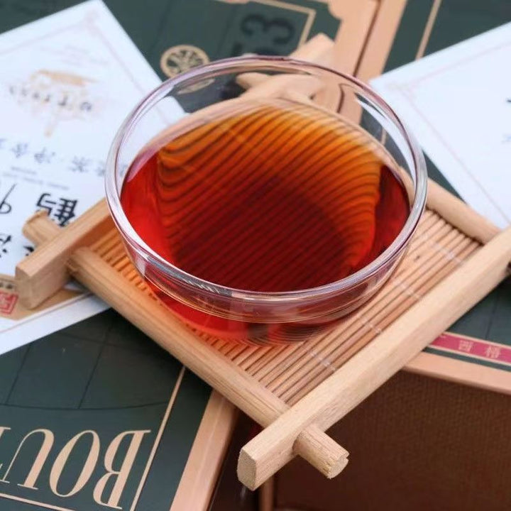 2021 Sanhe "Liu Bao - Gang Ao Yun" (Liubao - Hong Kong & Macao Rhyme) Loose Leaf, 200g/Tin Dark Tea,  Wuzhou, Guangxi