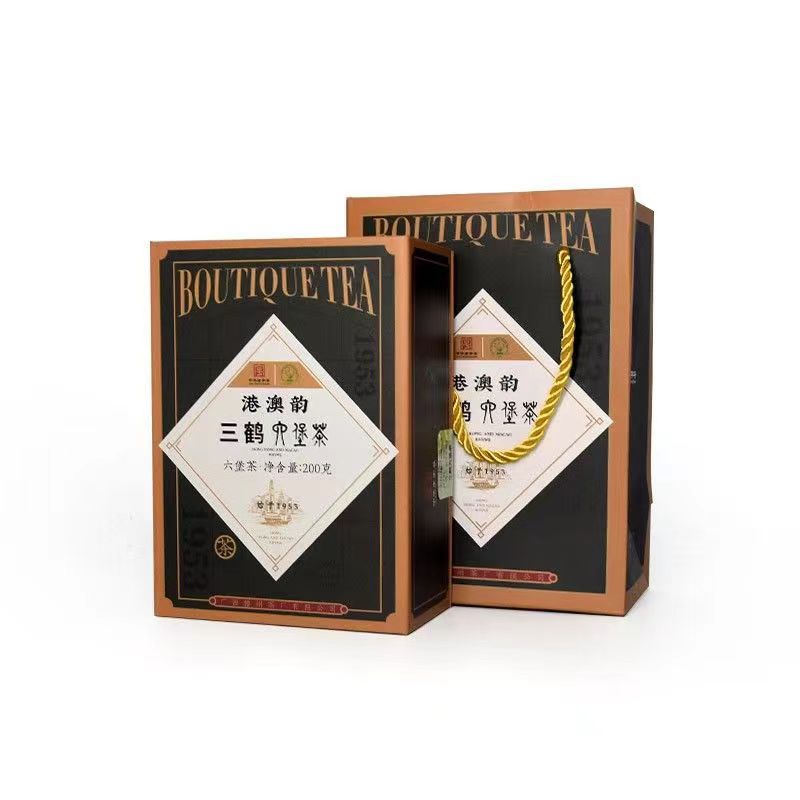 2021 Sanhe "Liu Bao - Gang Ao Yun" (Liubao - Hong Kong & Macao Rhyme) Loose Leaf, 200g/Tin Dark Tea,  Wuzhou, Guangxi