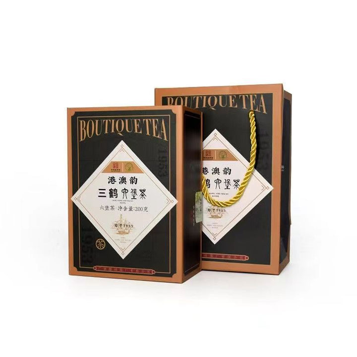 2021 Sanhe "Liu Bao - Gang Ao Yun" (Liubao - Hong Kong & Macao Rhyme) Loose Leaf, 200g/Tin Dark Tea,  Wuzhou, Guangxi
