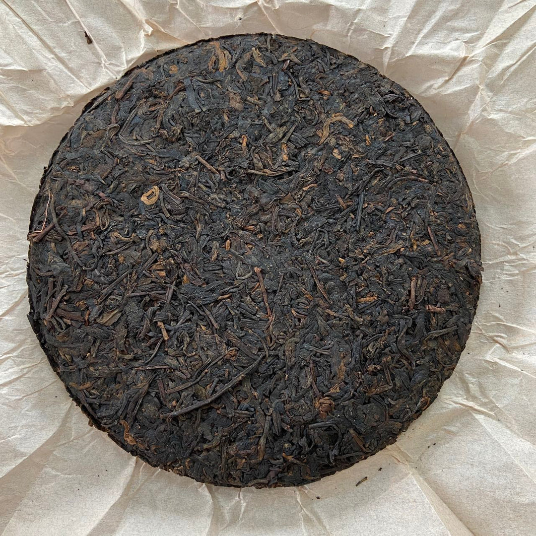 2014 Sanhe "Chen Nian Bing" (Liubao - Aged Cake) 400g Liu Pao Tea, Dark Tea, Wuzhou, Guangxi Province