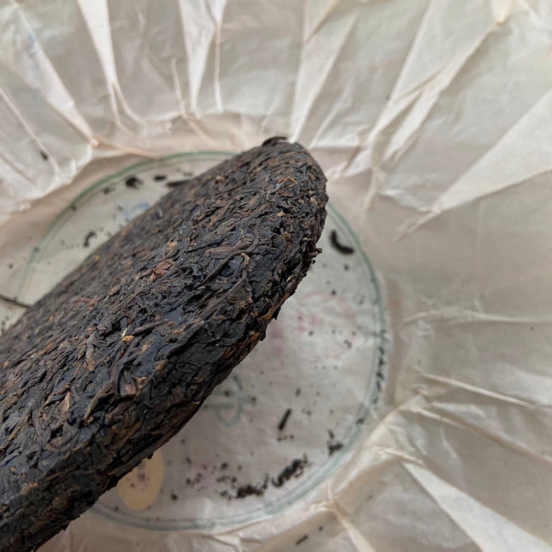2014 Sanhe "Chen Nian Bing" (Liubao - Aged Cake) 400g Liu Pao Tea, Dark Tea, Wuzhou, Guangxi Province