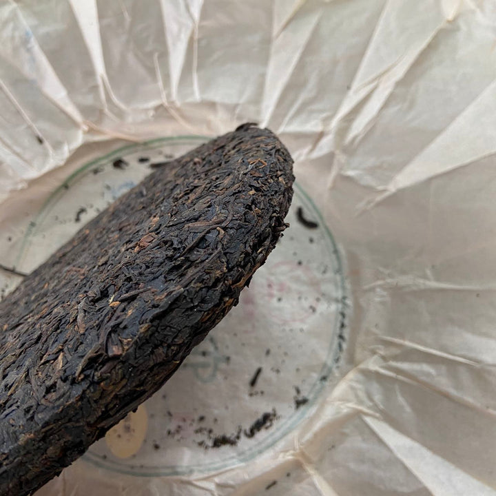 2014 Sanhe "Chen Nian Bing" (Liubao - Aged Cake) 400g Liu Pao Tea, Dark Tea, Wuzhou, Guangxi Province