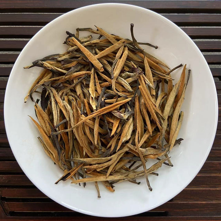 2024 Early Spring Black Tea "Da Jin Zhen" (Giant Golden Needle - Golden Bud) A Grade, Loose Leaf Tea, Dian Hong, FengQing, Yunnan