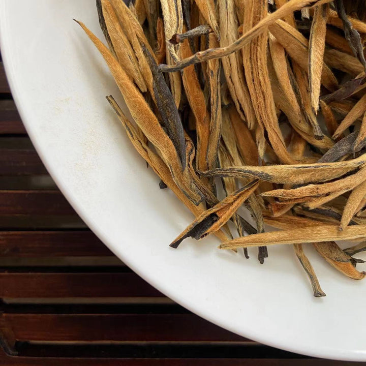 2024 Early Spring Black Tea "Da Jin Zhen" (Giant Golden Needle - Golden Bud) A Grade, Loose Leaf Tea, Dian Hong, FengQing, Yunnan