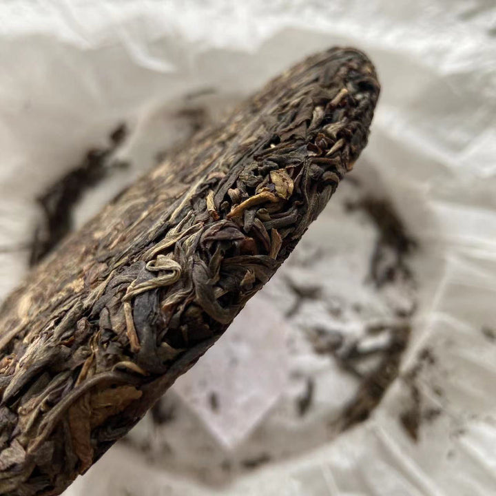 2008 BingZhongDao "Gu Shu Cha" (Old Tree - Double Golden Awards - Bingdao ) Cake 400g, Puerh Sheng Cha Raw Tea, Mengku