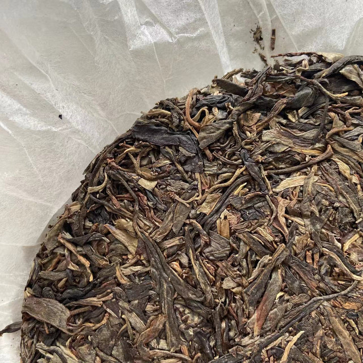 2008 BingZhongDao "Gu Shu Cha" (Old Tree - Double Golden Awards - Bingdao ) Cake 400g, Puerh Sheng Cha Raw Tea, Mengku