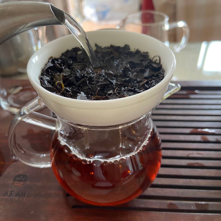 [03.29.2024-Batch] Broken Leaf "Da Hong Pao" (Standard Blend - 6th Grade) Medium-Heavy Roasted Wuyi Yancha, Rock / Cliff Oolong Tea