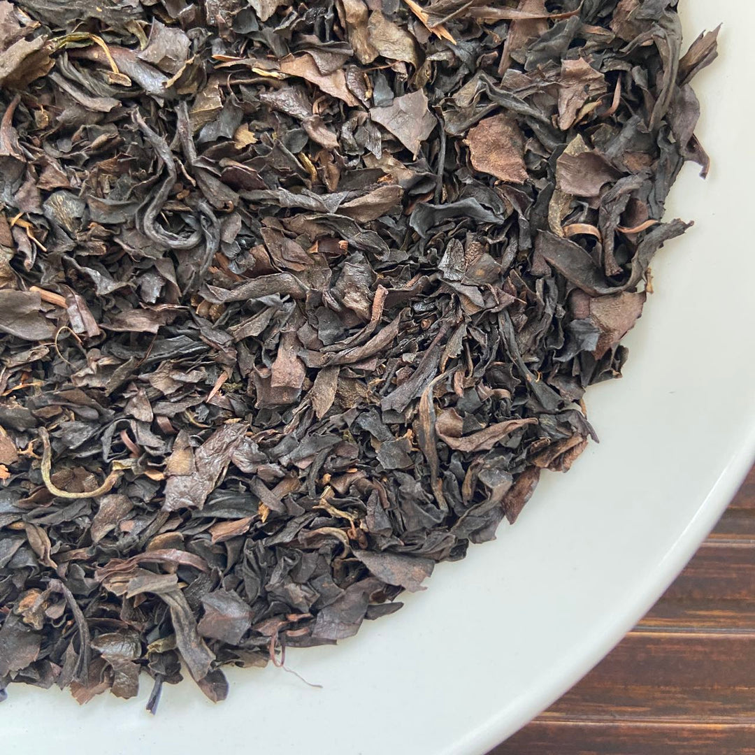 [03.29.2024-Batch] Broken Leaf "Da Hong Pao" (Standard Blend - 6th Grade) Medium-Heavy Roasted Wuyi Yancha, Rock / Cliff Oolong Tea