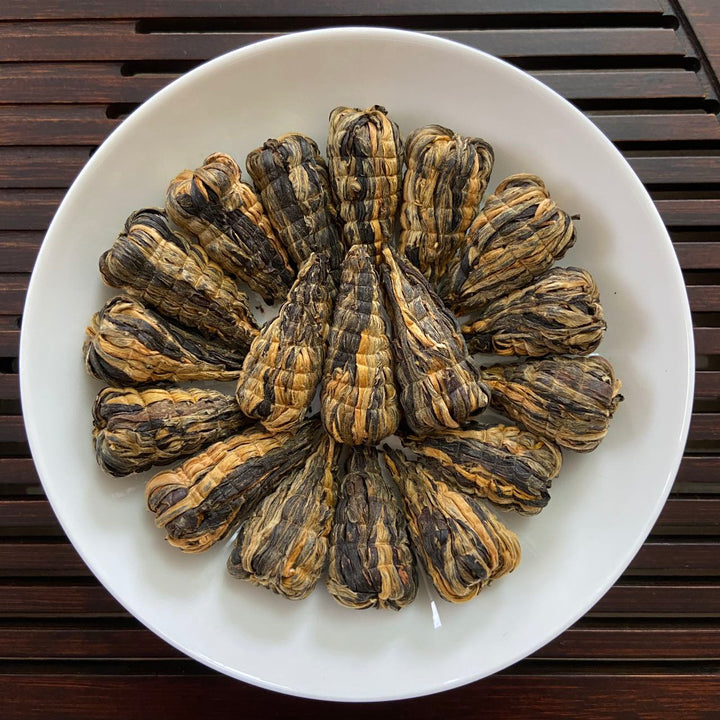 2024 Black Tea "Jian Ta - Shou Gong" (Tight Tower - Handmade), A++ Grade, Dian Hong, Hong Cha, Yunnan