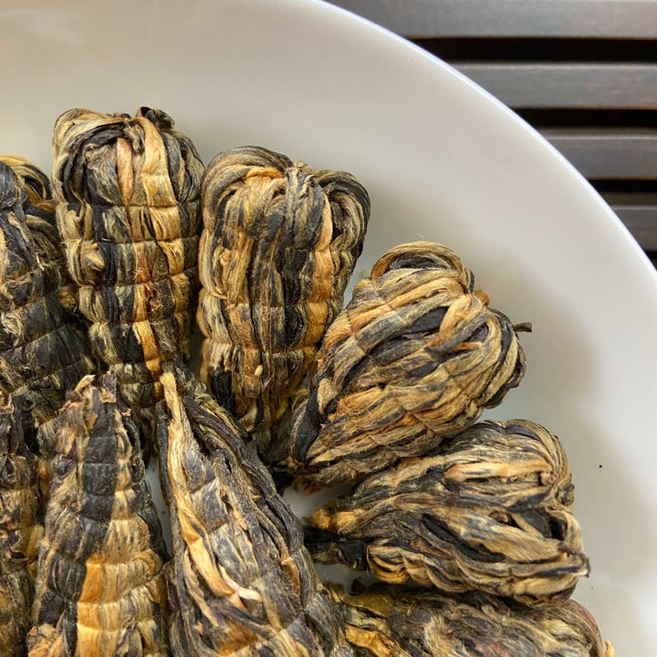 2024 Black Tea "Jian Ta - Shou Gong" (Tight Tower - Handmade), A++ Grade, Dian Hong, Hong Cha, Yunnan