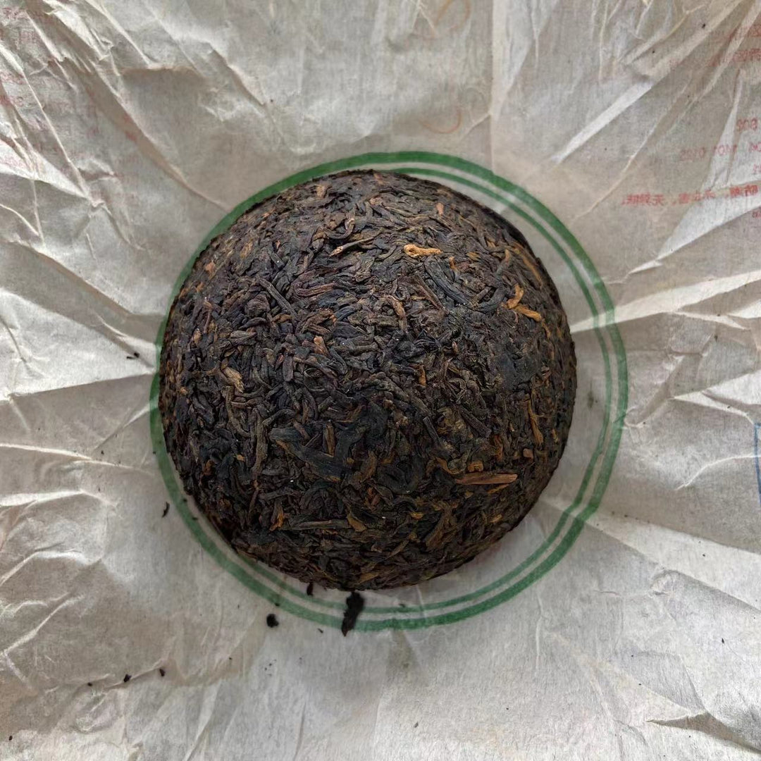 2015 SanHe "0323" Tuo 100g Liu Bao Tea, Liubao, Liupao, Wuzhou, Guangxi