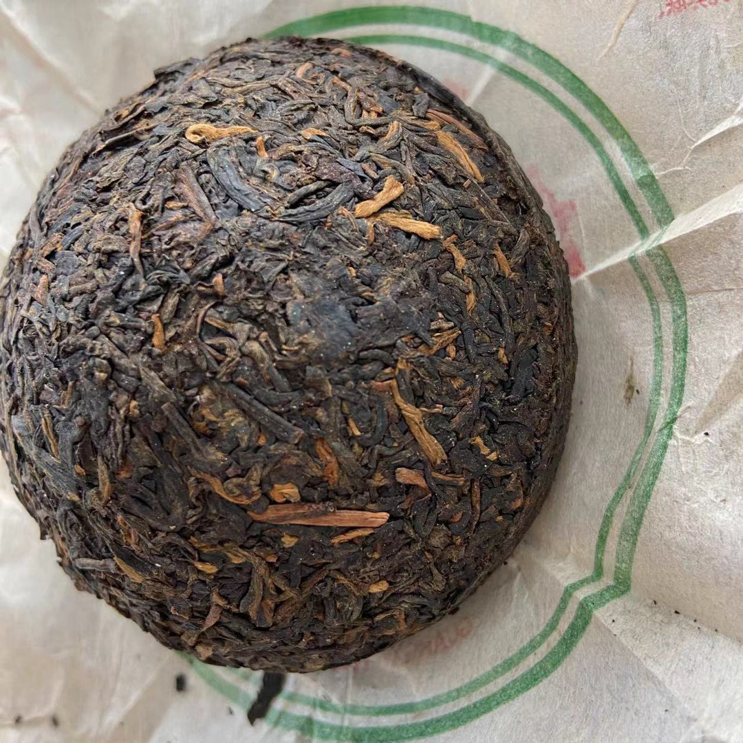 2015 SanHe "0323" Tuo 100g Liu Bao Tea, Liubao, Liupao, Wuzhou, Guangxi
