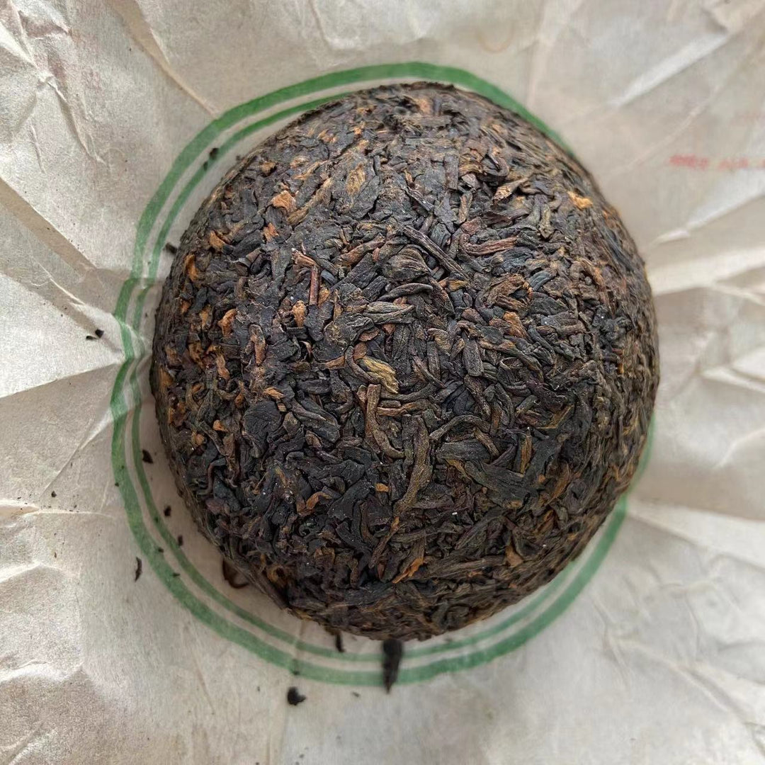2015 SanHe "0323" Tuo 100g Liu Bao Tea, Liubao, Liupao, Wuzhou, Guangxi