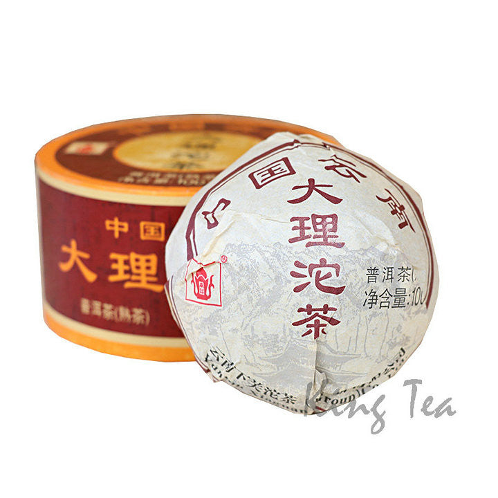 2017 XiaGuan "Da Li Tuo" Boxed 100g  Puerh Ripe Tea Shou Cha