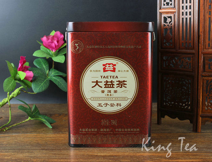 2011 DaYi "Wu Zi Deng Ke" ( 5 Sons ) Cake 150g Puerh Shou Cha Ripe Tea