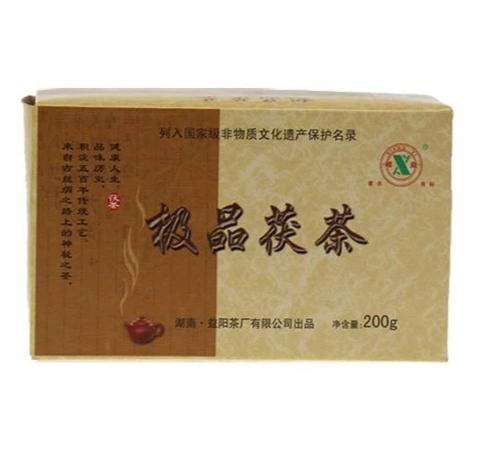 2011 XiangYi Fu Tea "Ji Pin" (Premium) Brick 200g Dark Tea, Fu Cha, Hunan