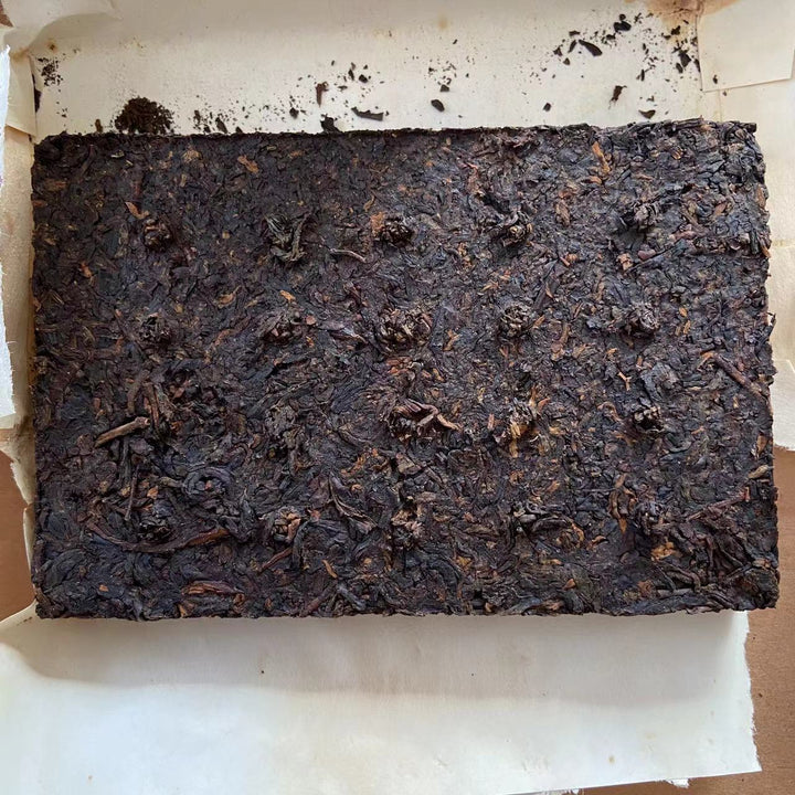 2007 CNNP Puerh "7581" (Commemoration of HK - 2006 material) Brick 250g Puerh Ripe Tea Shou Cha
