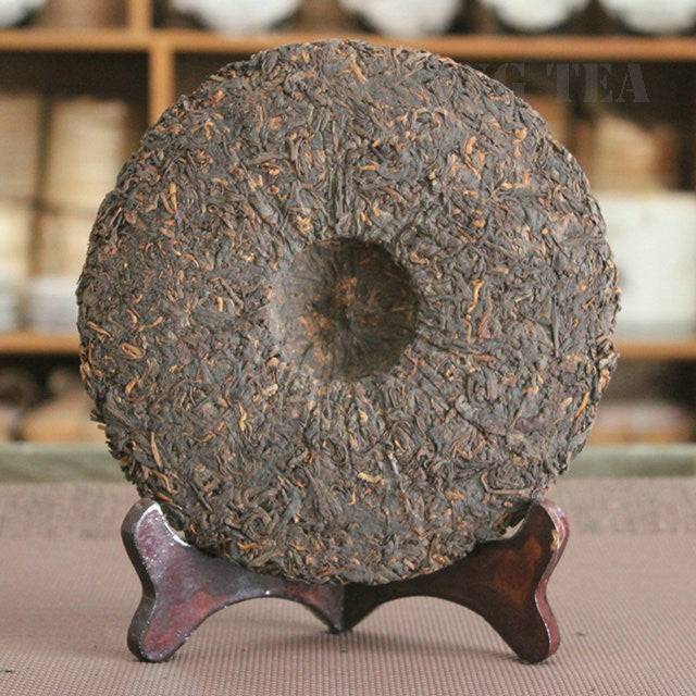 2010 DaYi "7452" Cake 357g Puerh Shou Cha Ripe Tea