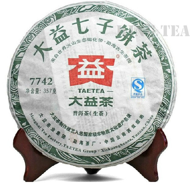 2011 DaYi "7742" Cake 357g Puerh Sheng Cha Raw Tea