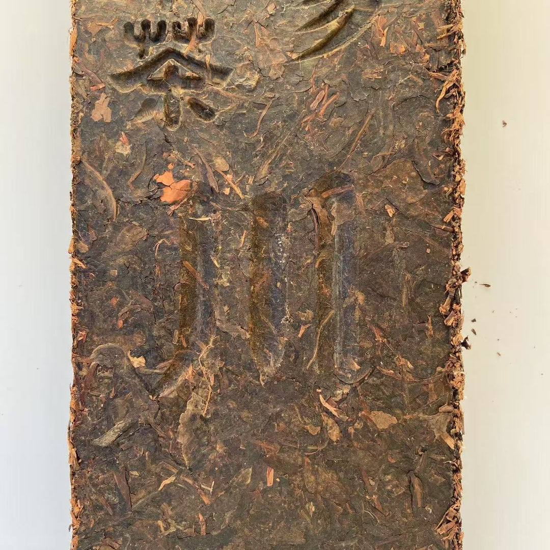 2009 Chuan "Qing Zhuan Cha" (Green Brick Tea) 1700g Dark Tea, ZhaoLiQiao Tea Factory, Hubei Province