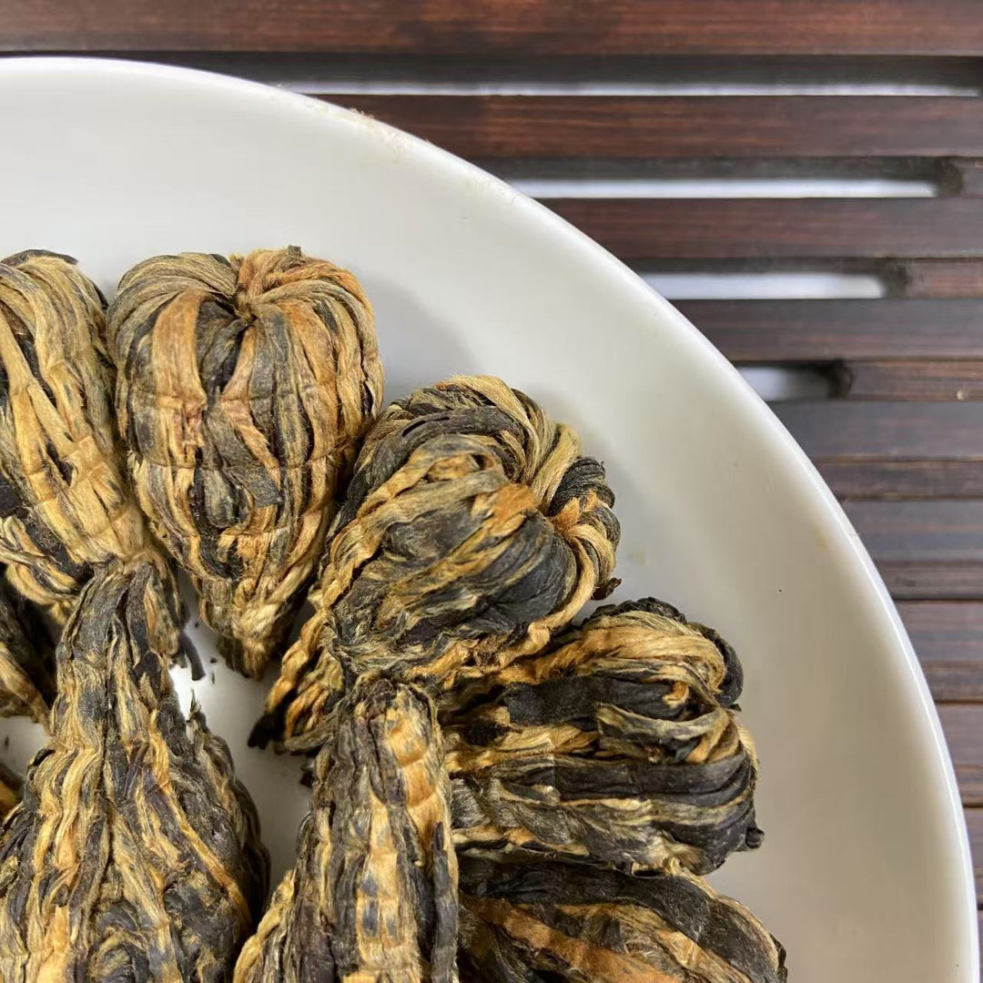 2025 Black Tea "Jian Ta - Shou Gong" (Tight Tower - Handmade), A++ Grade, Dian Hong, Hong Cha, Yunnan