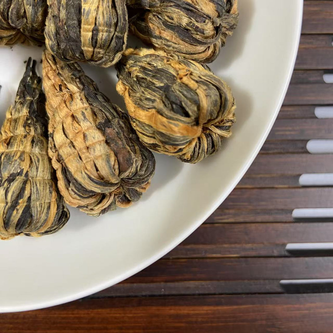 2025 Black Tea "Jian Ta - Shou Gong" (Tight Tower - Handmade), A++ Grade, Dian Hong, Hong Cha, Yunnan