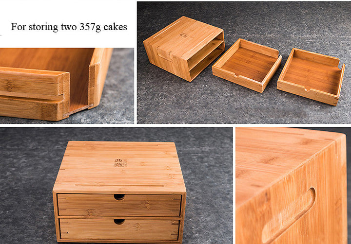 Bamboo Storage Case for Puerh / Tea Cake etc.