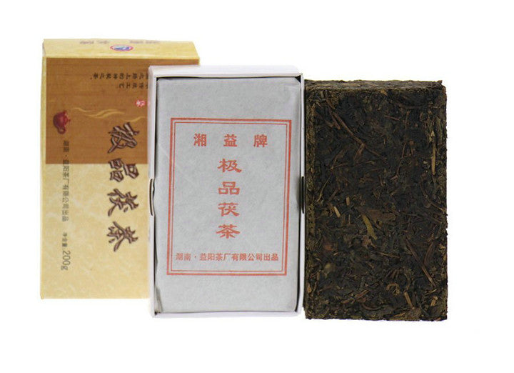 2011 XiangYi Fu Tea "Ji Pin" (Premium) Brick 200g Dark Tea, Fu Cha, Hunan