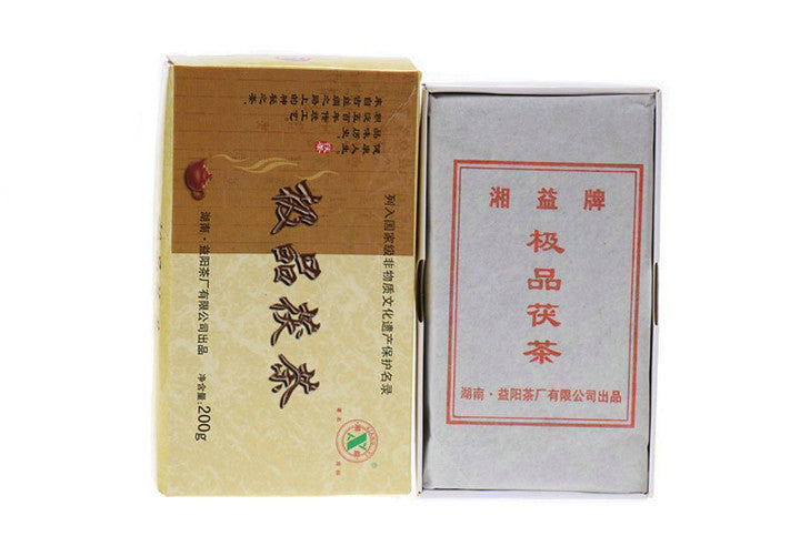 2011 XiangYi Fu Tea "Ji Pin" (Premium) Brick 200g Dark Tea, Fu Cha, Hunan