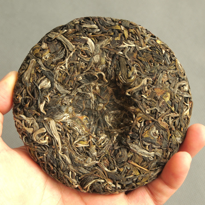 2019 TMK Spring "BU LANG GU SHU" (Bulang Padian village) 100g Cake Old Tree Puerh Sheng Cha Raw Tea.