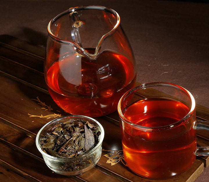 2010 XiangYi Fu Tea "Jun Xin" (Heart) Brick 380g Dark Tea, Fu Cha, Hunan