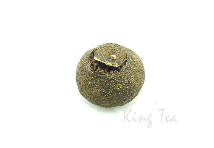 TMK "XIAO QING GAN" New Batch Citrus Tangerine Puerh Ripe Tea Shou Cha.