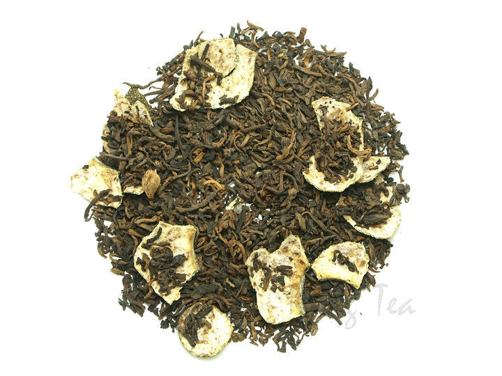 TMK "XIAO QING GAN" New Batch Citrus Tangerine Puerh Ripe Tea Shou Cha.