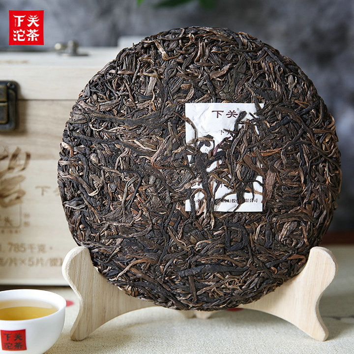 2018 XiaGuan "Yan Zi Tou" (Rock Mengku Tea) Cake 357g Puerh Raw Tea Sheng Cha