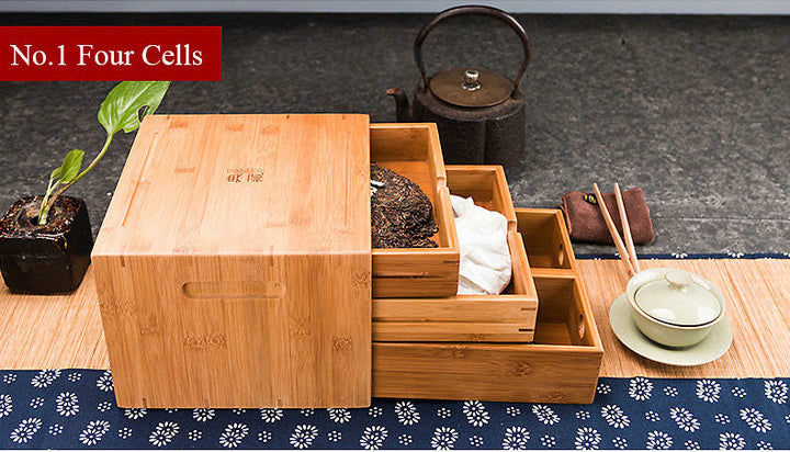 Bamboo Storage Case for Puerh / Tea Cake etc.