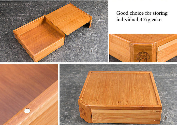 Bamboo Storage Case for Puerh / Tea Cake etc.