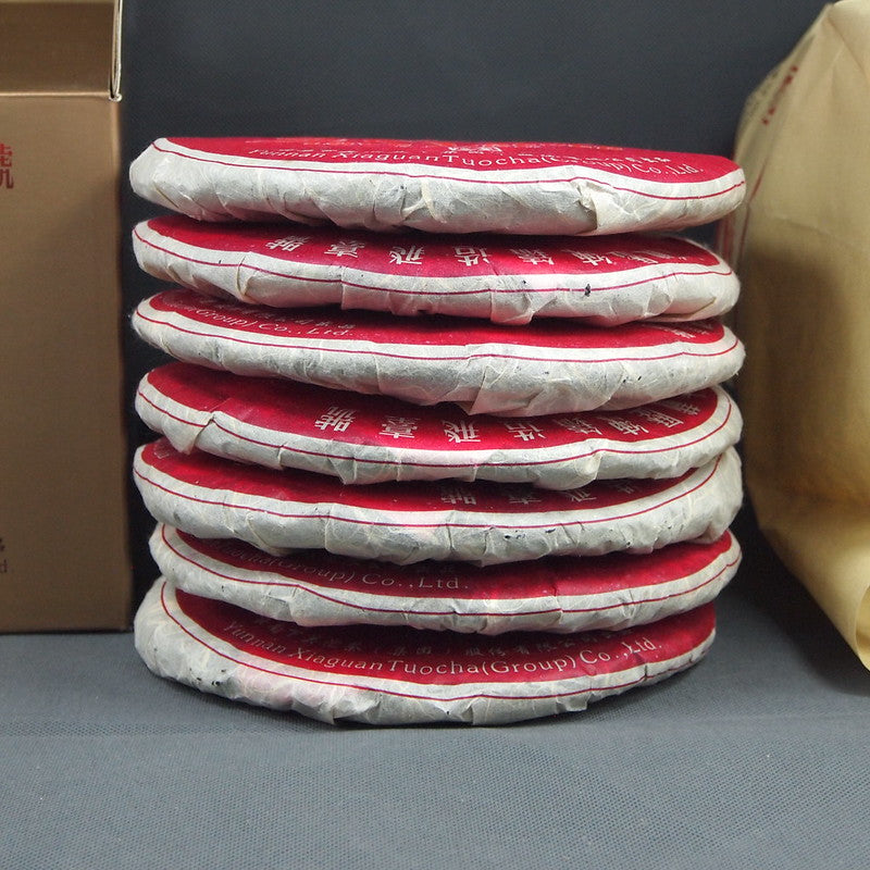 2013 XiaGuan "Fei Tai Hao" (LOVE FOREVER - Paper Tong Version) Cake 357g Puerh Sheng Cha Raw Tea