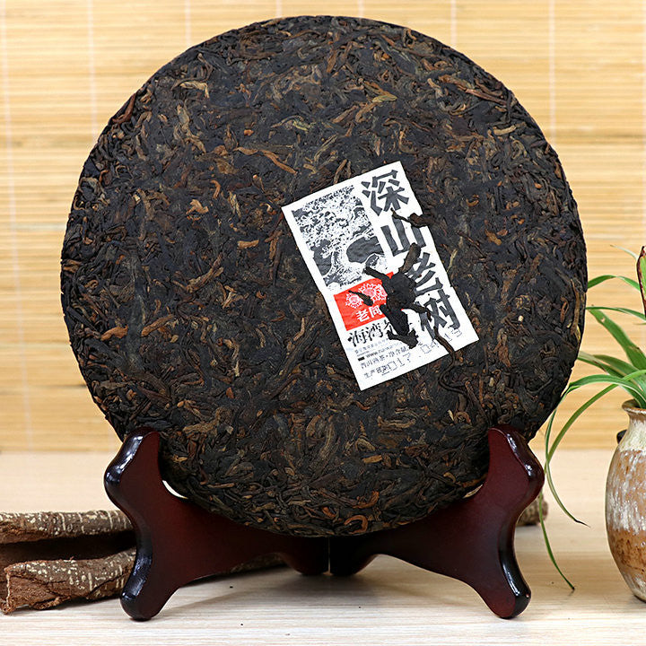 2017 LaoTongZhi "Shen Shan Lao Shu" (High Mountain Old Tree) Cake 500g Puerh Ripe Tea Shou Cha