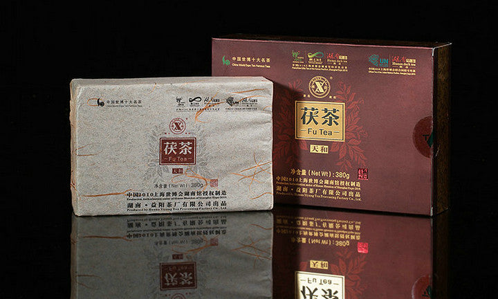 2011 XiangYi Fu Tea "Tian He" Brick 380g Dark Tea, Fu Cha, Hunan