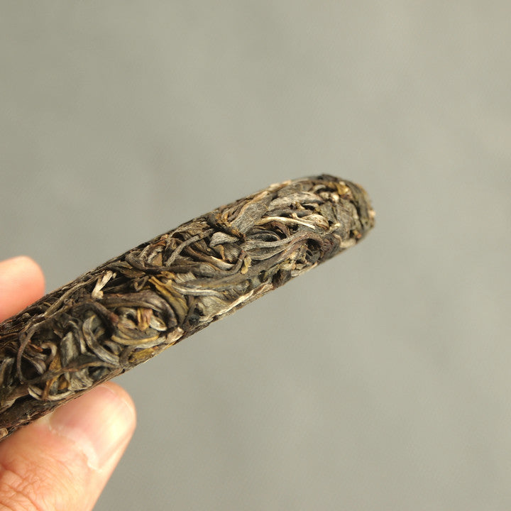 2019 TMK Spring "BU LANG GU SHU" (Bulang Padian village) 100g Cake Old Tree Puerh Sheng Cha Raw Tea.