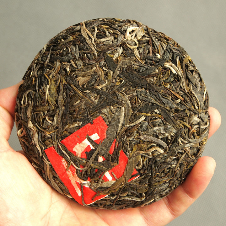 2019 TMK Spring "BU LANG GU SHU" (Bulang Padian village) 100g Cake Old Tree Puerh Sheng Cha Raw Tea.