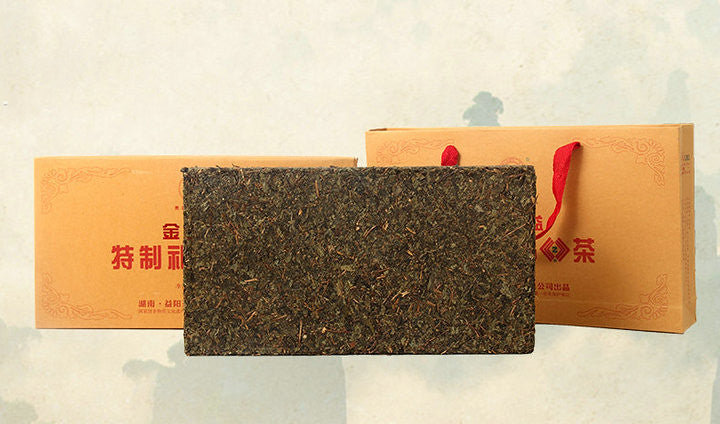 2015 XiangYi Fu Tea "Te Zhi Li Pin" (Specially Made Gift) Brick 2000g Dark Tea, Fu Cha, Hunan