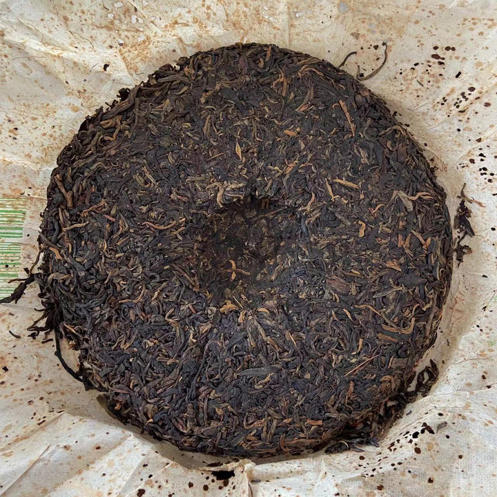 2004 LaoTongZhi "Ye Sheng Qiao Mu" (Wild Arbor Tree) Cake 400g Puerh Sheng Cha Raw Tea